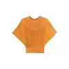 Suéter de punto de verano para mujer, nuevo diseño, estilo perezoso de nicho, mangas murciélago, top de punto que ciñe la cintura, envío transfronterizo