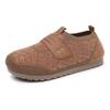 2025 Inverno Novo Sapatos de Algodão Velho Pequim Botas de Neve Femininas Mais Veludo Quente Antiderrapante Slip-On Casual Sapatos de Algodão para Mães