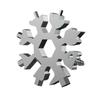 Ferramenta Multifuncional Chave de Floco de Neve Aço Ferramenta Octogonal Hexagonal Portátil 18 em 1 Mini Chave Universal
