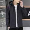 Chaqueta de hombre para primavera y otoño TikTok abrigo de otoño de alta calidad moderno 24 años nueva chaqueta de hombre con capucha desmontable hombres
