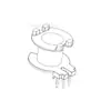 UU10.5 transformador de abrazadera de acero abrazadera de acero con oreja lateral transformador de abrazadera de acero abrazadera de acero clip de hebilla de hierro con oreja abrazadera de acero