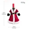 Nuevas decoraciones navideñas transfronterizas, que incluyen vestidos, túnicas, fundas para botellas de vino, vajilla creativa y artículos de decoración para el hogar, así como juegos de vino navideños