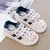 Zapatos Cómodos de Suela Suave Argan para Niñas 2026 Primavera/Otoño Nuevo Estilo Moda Infantil Elegantes Zapatos de Pan Niños Medianos/Grandes Zapatos Blancos
