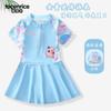 Traje de baño nuevo para niños gorditos 2024 Niñas Protección Solar Cálido Aguas Termales Niñas de mediana edad Falda Pantalón de Baño