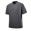 Camiseta de manga corta para hombre y mujer, fresca, transpirable, de secado rápido, con protección solar para exteriores, nuevo top deportivo fino de verano, holgado, de media manga
