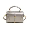 Bolsas Casuais Femininas 2026 Nova Bolsa Transversal Versátil Bolsa de Ombro Único para o Trabalho Bolsa de Mão Retrô de Primavera Bolsa Quadrada Pequena