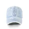 Gorra de Béisbol de Mezclilla Estilo Americano Desgastada para Mujer, Gorra de Béisbol Vintage Lavada y Desgastada, Sombrero con Protección Solar para Hombre, Circunferencia de Cabeza Grande, Hecho a Medida