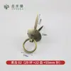 Anillo Tirador de Hierro Antiguo Azul para Gabinete Cajón Manija de Lata de Té Artesanía Antigua Chapado Imitación Oro Flor de Ciruelo