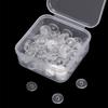 4-10mm Acrílico Transparente PP Espaçador Plástico Arruela Pulseira Pulseira de Cristal Contas Calço Espessado Acessórios