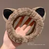 Diadema Linda para Lavarse la Cara, Nueva Diadema de Peluche Elegante para Mujeres, Cinta para el Cabello Antihumedad para Lavar