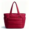 Bolsa de Viaje Nueva Acolchada Transfronteriza, Bolso de Mano Ligero Casual de Gran Capacidad Esponjoso para Mujer, Bolso de Hombro