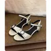 Primer encuentro: Sandalias estilo francés para mujer, tacones altos de moda para el verano, tacones gruesos para combinar con vestidos y sandalias estilo romano de una sola tira
