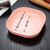 Plato para Escupir Huesos de Paja de Trigo de Fábrica Fuente Plato para Salsa Plástico PP Hogar Plato Pequeño para Fruta Plato Plato para Cena