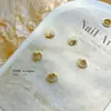 Decoraciones para Uñas Estilo Océano de Verano con Conchas y Estrellas de Mar, Anillos Pequeños de Perlas, Vieiras Pequeñas, Pedrería 3D Mixta para Uñas al por Mayor
