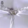 Estilo occidental creativo boda florista canasta de flores novia novio cojín para anillos juego suministros de boda fabricantes mayorista personalizado