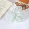 2026 Atmosfera Menta Fina Scrunchie de Organza Acessório de Cabelo de Alta Qualidade Meio Preso Estilo Coreano Renda Floral Preguiçosa