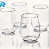 Copos de Vinho de Plástico, Copos para Vinho Tinto, Conjunto de Luxo, Ecológico, Impressível, Copos Descartáveis de Plástico para Vinho Tinto Transfronteiriços, Transparente
