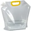 Bolsa de Agua Grande de Gran Capacidad para Exteriores para Montañismo, Viajes, Camping, Bolsa Suave de Plástico para Almacenamiento de Agua, Transparente, Plegable, Paquete a Granel
