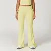 Pantalones Acampanados de Tiro Alto, Levanta Glúteos, Sensación de Segunda Piel, Pierna Ancha Adelgazantes, Pantalones Largos Acampanados Deportivos para Correr y Fitness 3055
