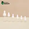 Frasco de essência transparente/marrom 1/2/3/4/5/10/15ML frasco de óleo essencial frasco conta-gotas com tubo de puxar frasco para sub-embalagem de líquido
