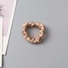 Anillo para el cabello de seda tejida de color sólido, alta elasticidad, combina con todo, cuerda para el cabello con tendón de goma duradero, cuerda para el cabello de seda morera, tocado para el cabello