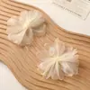 Estilo K de Chiffon com Borda Queimada Malha de Seda Brilhante Flor Tecida à Mão DIY Acessórios de Cabelo Feitos à Mão Sapatos e Chapéus Acessórios de Vestuário Acessórios de Flor