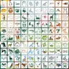 100 Modelos de Pintura de Animais Transfronteiriços DIY Grafite Desenho Animado Decoração Ferramentas de Pintura para Crianças Animais Naturais