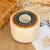Fio de algodão mercerizado degradê em formato de bolo, fio de oito cabos tecelado à mão, multicolorido, não forma bolinhas, respirável para manta e xale