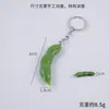 Una generación de edamame de simulación de PVC modelo de comida para hotel restaurante accesorios divertidos verduras de simulación edamame falso