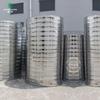 Qiansheng Profesional Venta al por Mayor Tanque de Agua Redondo 304 Horizontal Acero Inoxidable Torre de Agua Techo Hogar Equipo de Almacenamiento de Agua contra Incendios