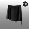 Wuyuan Wangjun 303011 Saia de Gaze com Cadarço Peça Única Meio-Comprimento Saia de Prática Uniforme Saia de Chiffon Feminina Multicor