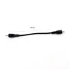 En stock al por mayor cable de alimentación RCA macho a macho 22AWG * 2c longitud 19cm cable de alimentación de PVC cable de parche de video