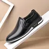 Sapatos Casuais Baixos, Sapatos de Couro Primavera e Verão, Sapatos Masculinos de Couro Branco, Sapatos Formais de Negócios com Solado Macio, Sapatos "Dad Shoes" Masculinos, Sapatos de Couro Britânicos