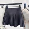 Falda Plisada de Tweed Estilo Francés para Mujer en Stock, Nueva Falda Corta de Línea A Otoño e Invierno 2026, Falda de Cintura Alta Adelgazante