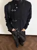 Hebilla de Avión Vintage Estilo Americano Chaqueta de Solapa para Hombres y Mujeres, Abrigo de Trabajo Corto Ancho Retro Vintage Americano de Primavera y Otoño