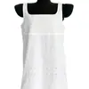 Estilo Chic Coreano 2026 Verano Nuevo Simple y Fresco Vestido Chaleco sin Mangas Holgado de Cuello Cuadrado para Mujer