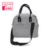 Fabricante de Yiwu Bolso Bandolera Personalizado de Rayas Finas Blancas y Negras Bolsa Isotérmica Oferta Especial de Amazon Bolso Bandolera Bolsa para Mantener Fresco Bolsa de Hielo Engrosada