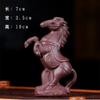 Escultura de mascota de té Zisha, regalo de cumpleaños del zodíaco, adornos de mesa de té de mina cruda de Yixing, juego de té, suministro directo de fábrica