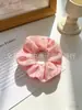 Direto do fabricante: Scrunchie de strass em rede, fresco, doce, simples, elástico de cabelo scrunchie