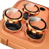 Adecuado para película protectora de lente de cámara de Apple iPhone 18 Pro Max/17, vidrio templado, anillo de metal ojo de águila CD