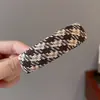 Pinza para el pelo de pato sin costuras de color café simple de verano para mujer, pinza lateral Bb para flequillo, accesorio para el pelo de pasador