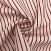 Nostálgico clássico rayon fio tingido tecido listrado suave respirável crianças vestido mulheres camisa tecido listrado