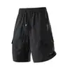 Shorts Casuais da Moda Masculina de Verão, Calças de Cinco Pontos Retas Largas Tendência, Calças Respiráveis de Secagem Rápida, Calças de Trabalho Masculinas