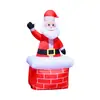 Adorno Inflable de Santa Claus de 6 pies Transfronterizo con Luz LED Modelo Inflable Decoración para Jardín