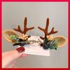 Accesorios para el Cabello de Navidad para Niñas Diadema con Cuernos de Reno Pequeños Accesorios de Disfraz para Bebés Pasador Nuevo Pasador Diadema