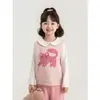Colete suéter infantil Wulibu, novo colete de outono infantil com estampa de desenho animado, sem mangas, quente, adequado para usar em camadas, atacado e feito sob medida