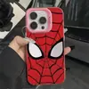 Adequado para Apple 18Promax, Suporte popular estilo europeu e americano do Homem-Aranha, Personalização de Capa Rígida e Flexível para Celular iPhone Xiaomi