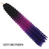 Extensión de cabello con dedos de 18 pulgadas para mujer africana con trenza sucia y pasión, peluca de fibra química con trenza sucia y gancho de mano, comercio exterior