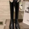 Botas Altas con Cremallera Trasera Moda Femenina Versátiles Más Terciopelo Botas Altas Botas de Caballero 2026 Otoño/Invierno Nuevas Botas Largas Botas de Algodón Mujer