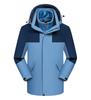 Chaqueta de Trabajo Tres en Uno con Logo Impreso Personalizado, Conjunto de Dos Piezas de Ropa de Trabajo para Hombre y Mujer, Extra Grueso, Cortavientos y Forrado de Polar